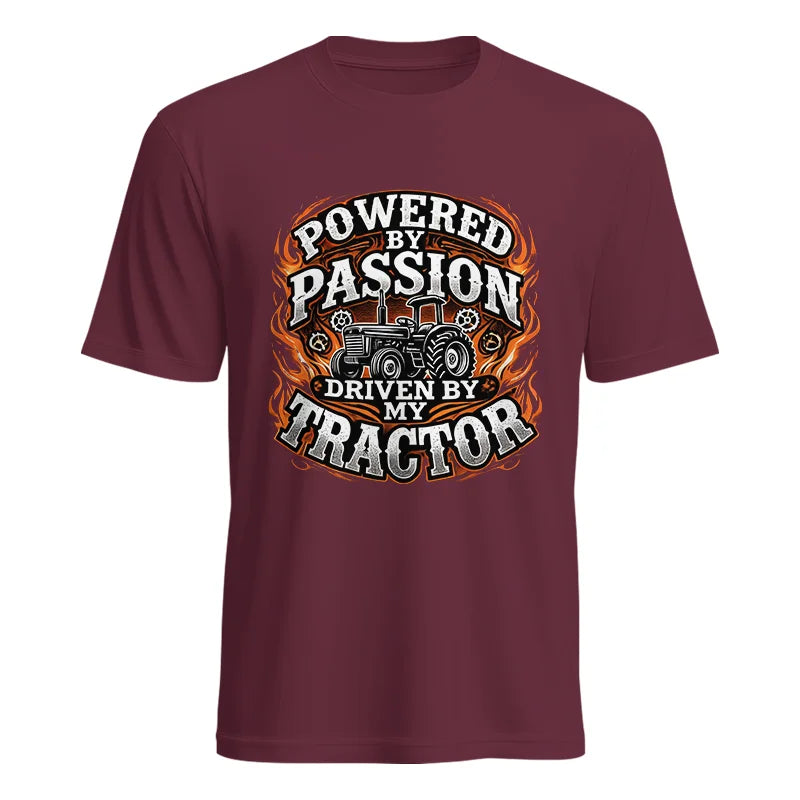 Powered By Passion Driven By My Tractor 5 - Unisex Heavy Cotton Tee