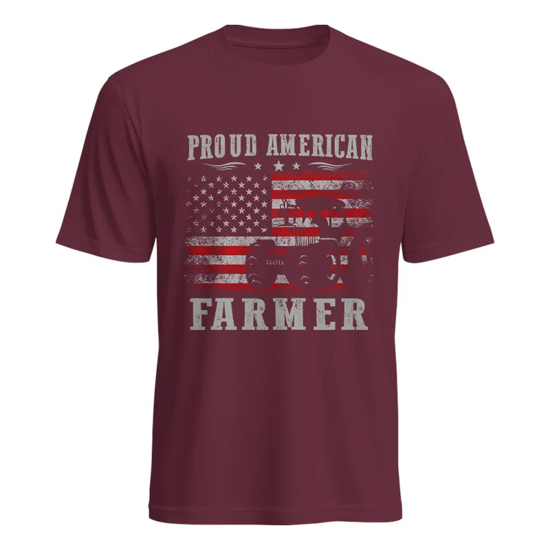 Image of Proud American Farmer - Unisex Heavy Cotton Tee