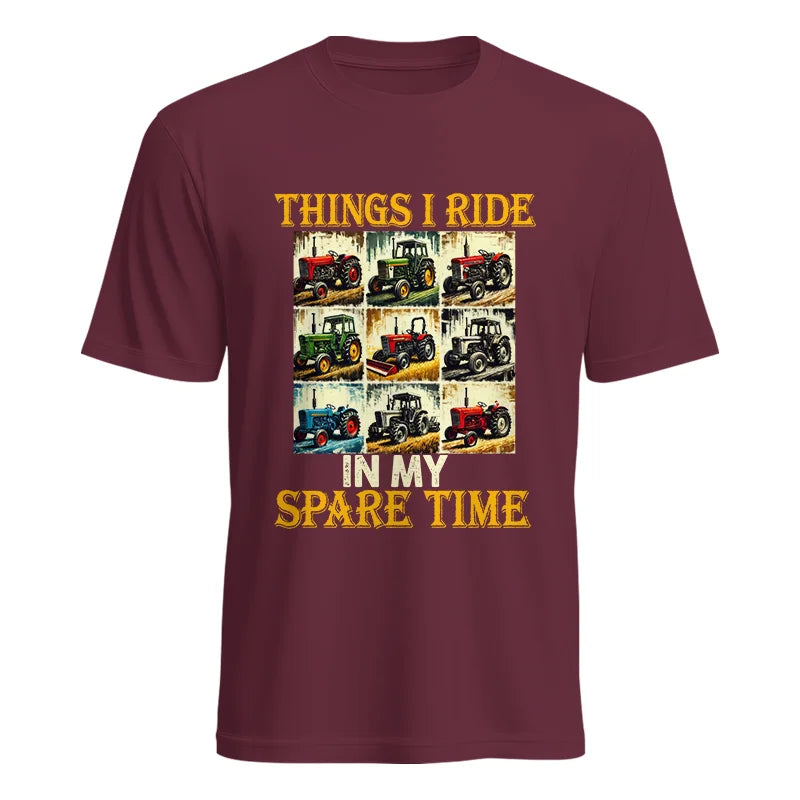 Things I Ride In My Spare Time 2 - Unisex Heavy Cotton Tee