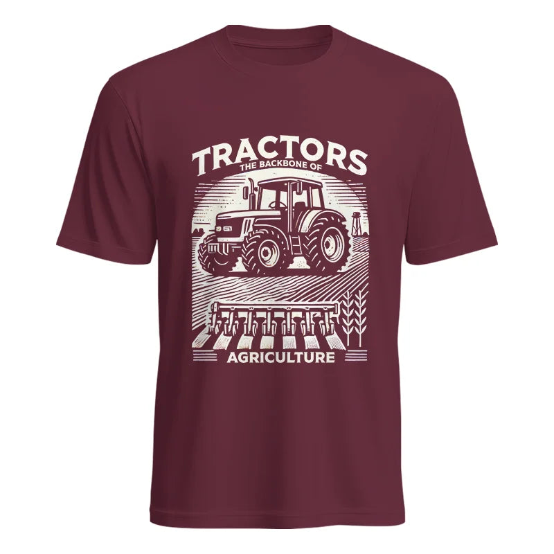 Image of Tractors The Backbone Of Agriculture - Unisex Heavy Cotton Tee