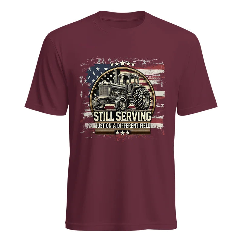 Veteran Farmer Still Serving 1 - Unisex Heavy Cotton Tee