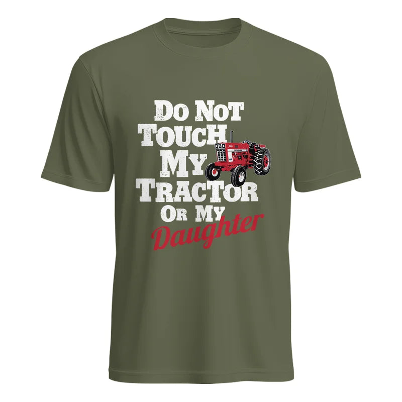 Image of Do Not Touch My Tractor Or My Daughter - Unisex Heavy Cotton Tee