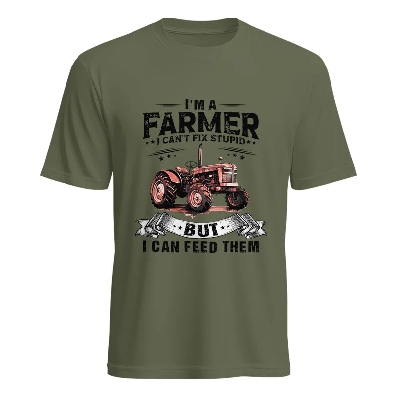 Image of Farmer Can't Fix Stupid - Unisex Heavy Cotton Tee