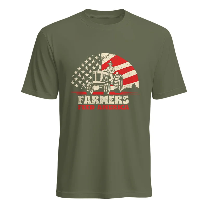 Image of Farmers Feed America Support Farmers - Unisex Heavy Cotton Tee