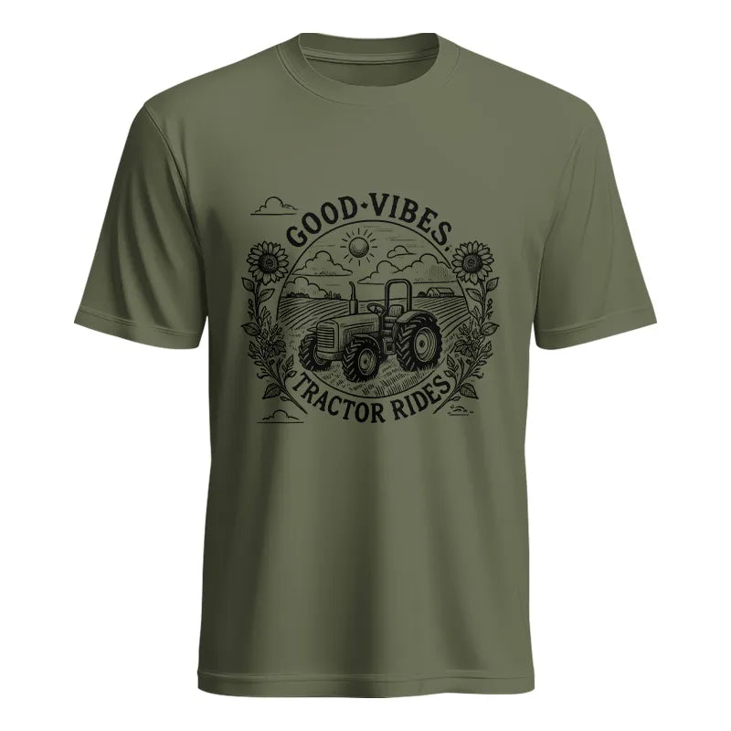 Good Vibes Tractor Rides - Unisex Heavy Cotton Tee