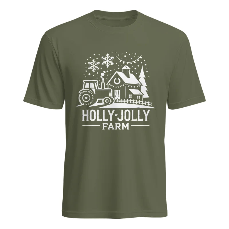 Image of Holly Jolly 3 - Unisex Heavy Cotton Tee