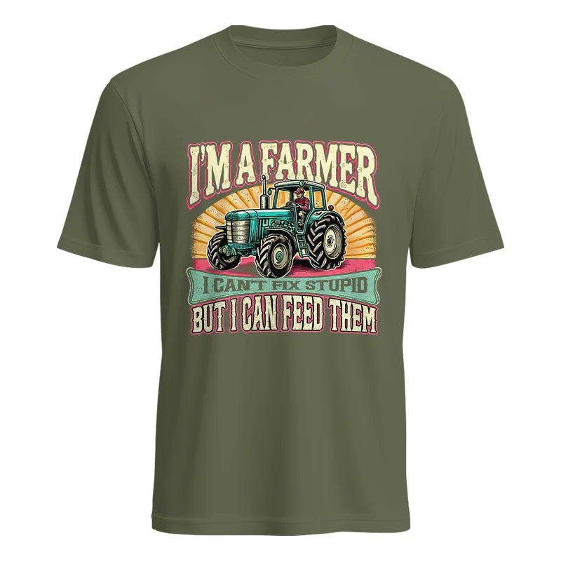 Image of I'm A Farmer_Fix Stupid_Feed Them - Unisex Heavy Cotton Tee