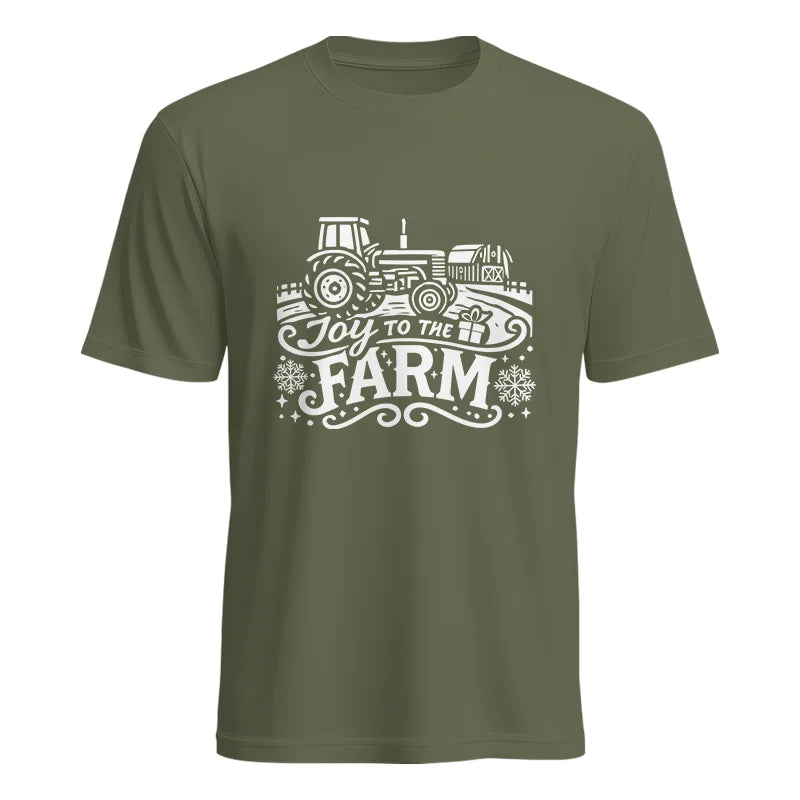 Joy To The Farm 1 - Unisex Heavy Cotton Tee