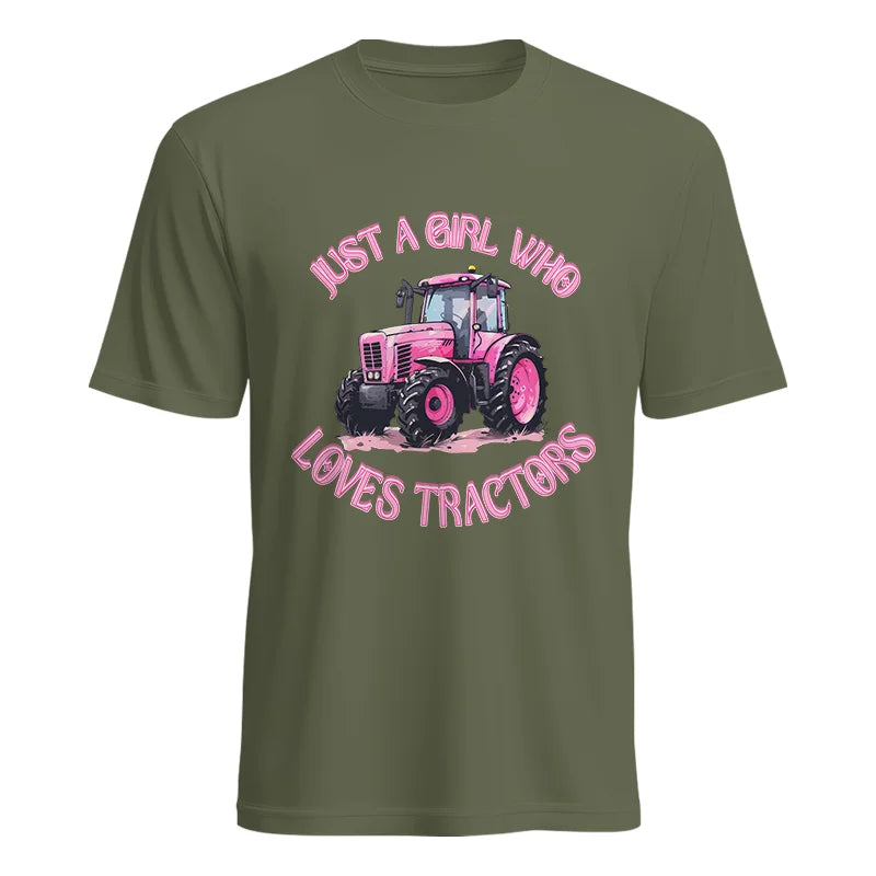 Just A Girl Who Loves Tractors 1 - Unisex Heavy Cotton Tee