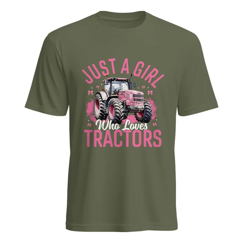 Just A Girl Who Loves Tractors 2 - Unisex Heavy Cotton Tee