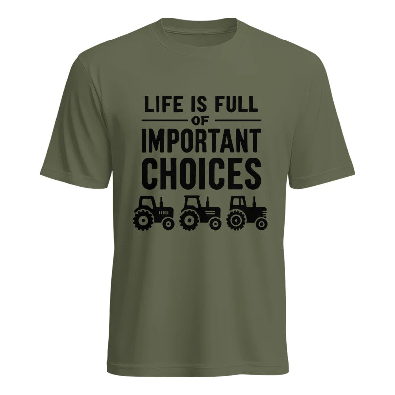 Image of Life Is Full Of Important Choices 27 - Unisex Heavy Cotton Tee