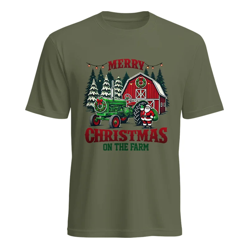 Merry Christmas On The Farm 3 - Unisex Heavy Cotton Tee