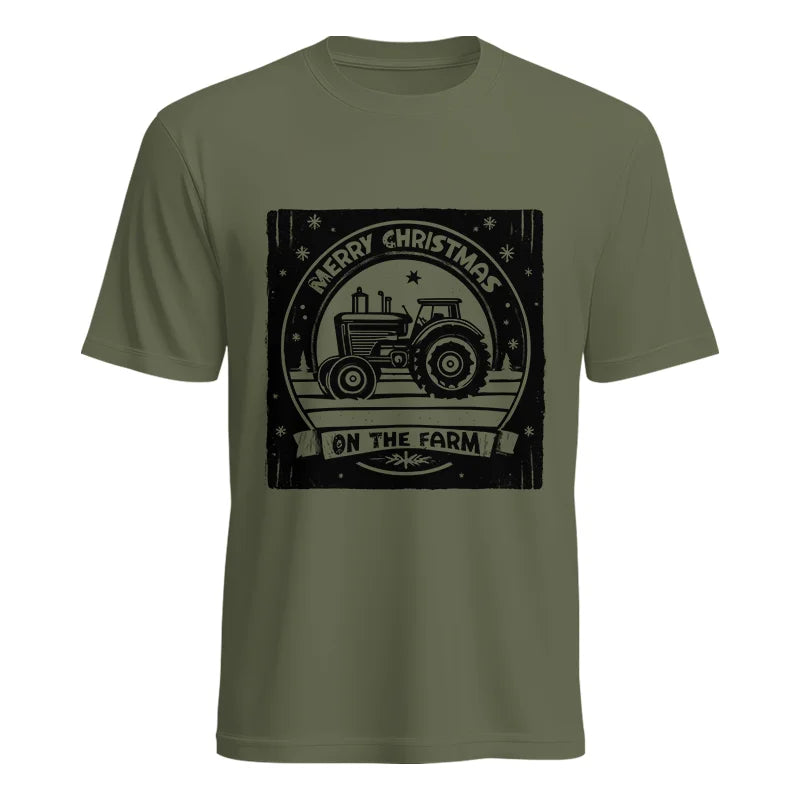 Image of Merry Chritmas On The Farm 5 - Unisex Heavy Cotton Tee