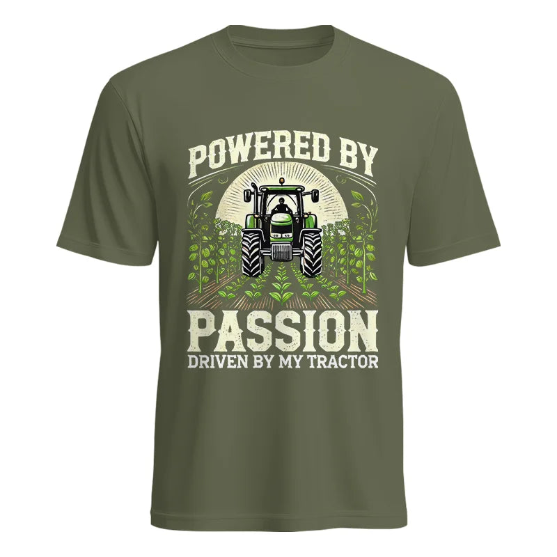 Powered By Passion Driven By My Tractor 3 - Unisex Heavy Cotton Tee