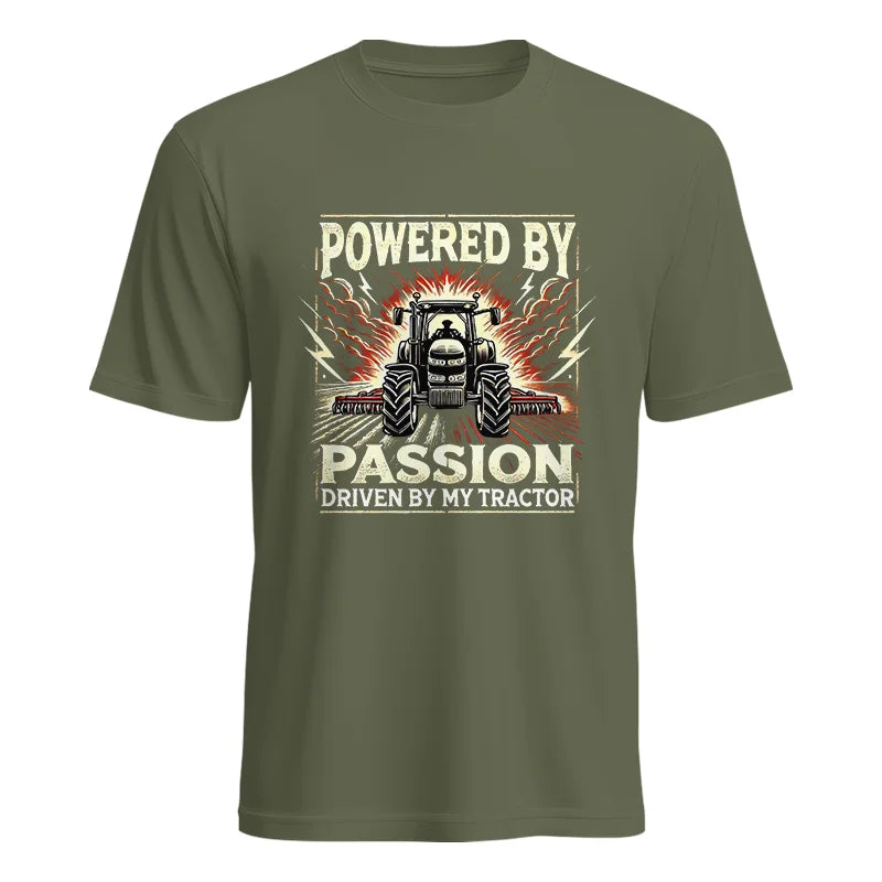 Powered By Passion Driven By My Tractor 4 - Unisex Heavy Cotton Tee