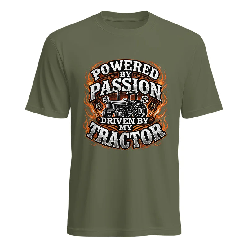 Powered By Passion Driven By My Tractor 5 - Unisex Heavy Cotton Tee