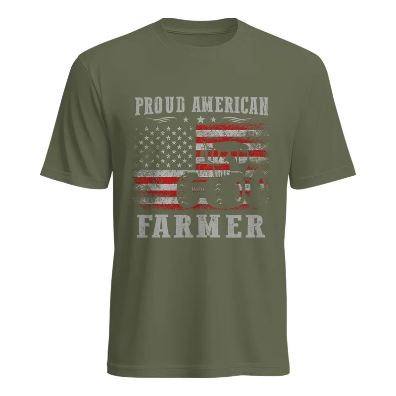 Image of Proud American Farmer - Unisex Heavy Cotton Tee