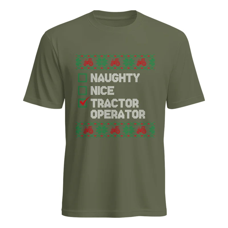 Image of Tractor Operator - Unisex Heavy Cotton Tee