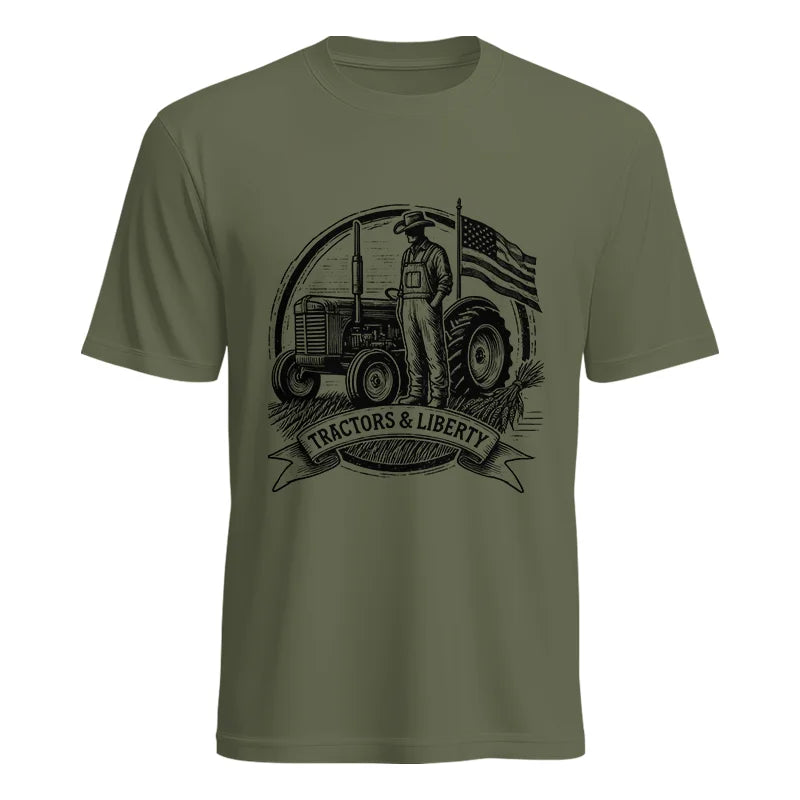 Tractors And Liberty - Unisex Heavy Cotton Tee