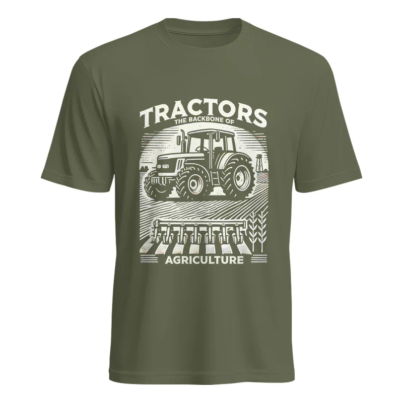 Image of Tractors The Backbone Of Agriculture - Unisex Heavy Cotton Tee