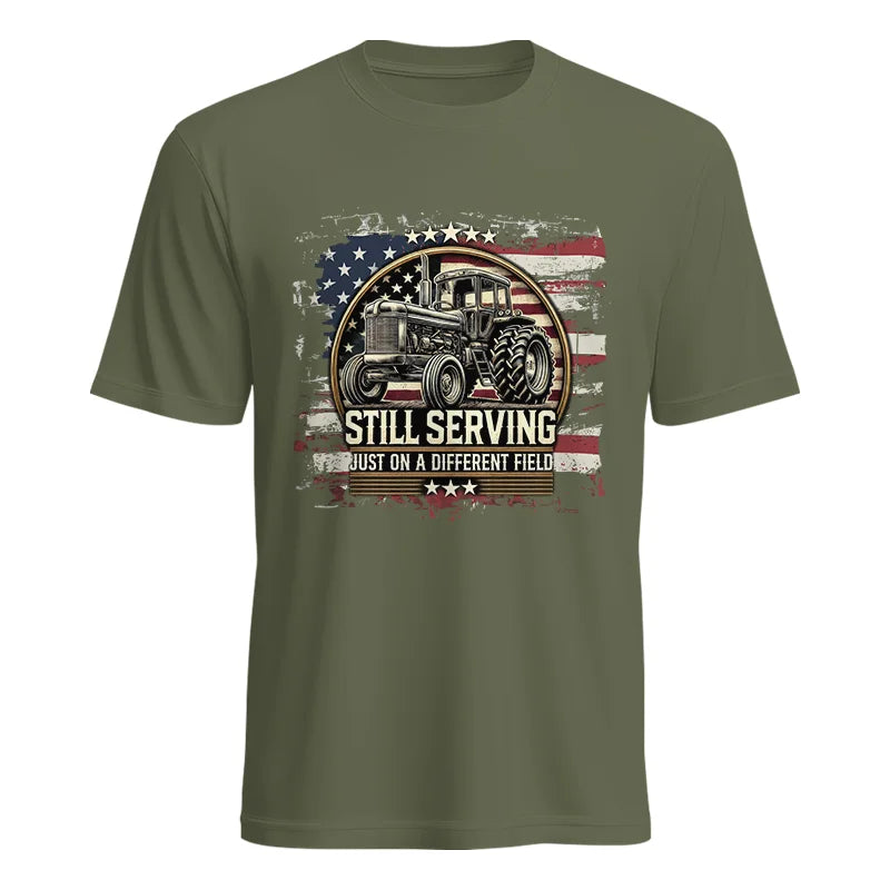 Veteran Farmer Still Serving 1 - Unisex Heavy Cotton Tee