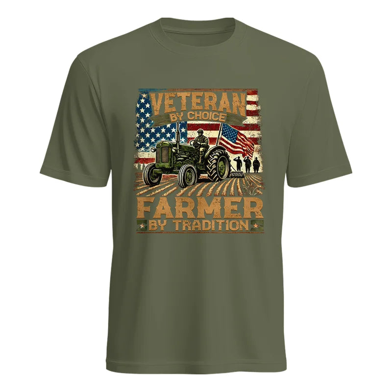 Veteran Farmer Veteran By Choice_Farmer By Tradition - Unisex Heavy Cotton Tee