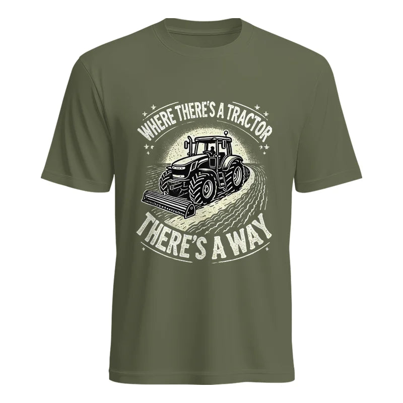 Where There's A Tractor There's A Way 1 - Unisex Heavy Cotton Tee