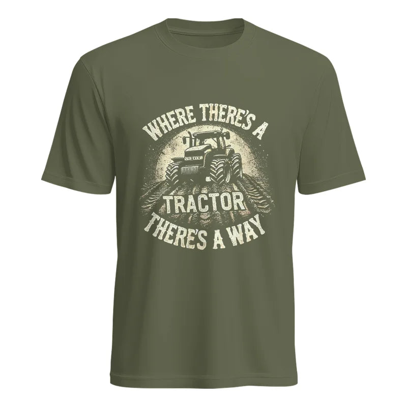 Image of Where There's A Tractor There's A Way 3 - Unisex Heavy Cotton Tee