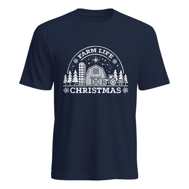 Image of Farm Life Christmas 4 - Unisex Heavy Cotton Tee