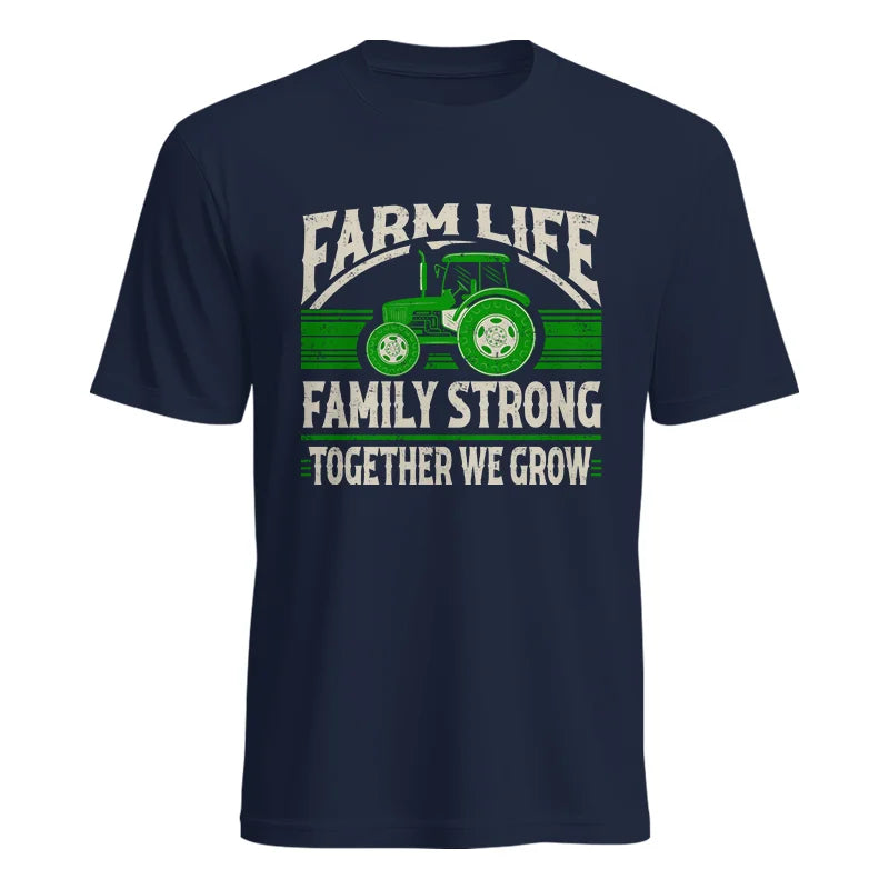 Farm life Family Strong_Together We grow - Unisex Heavy Cotton Tee