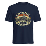 Flow The Past Seed The Future Drive A Tractor - Unisex Heavy Cotton Tee