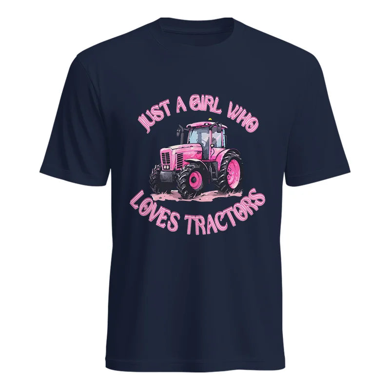 Just A Girl Who Loves Tractors 1 - Unisex Heavy Cotton Tee