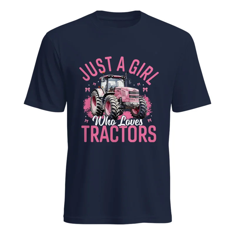 Just A Girl Who Loves Tractors 2 - Unisex Heavy Cotton Tee