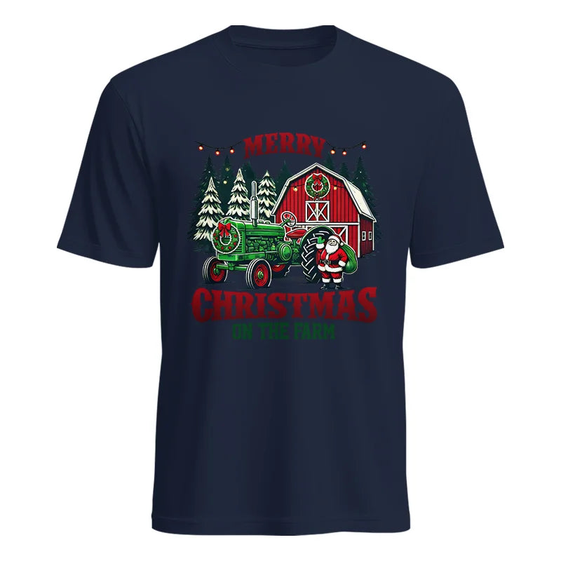 Merry Christmas On The Farm 3 - Unisex Heavy Cotton Tee