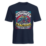 Money Can't Buy Happiness Can Buy Tractors - Unisex Heavy Cotton Tee