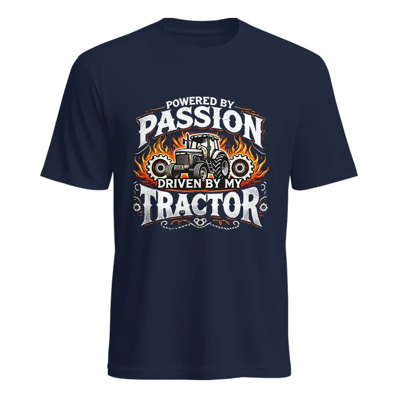 Powered By Passion Driven By My Tractor 1 - Unisex Heavy Cotton Tee