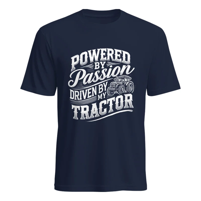 Powered By Passion Driven By My Tractor 2 - Unisex Heavy Cotton Tee