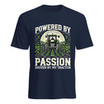 Powered By Passion Driven By My Tractor 3 - Unisex Heavy Cotton Tee