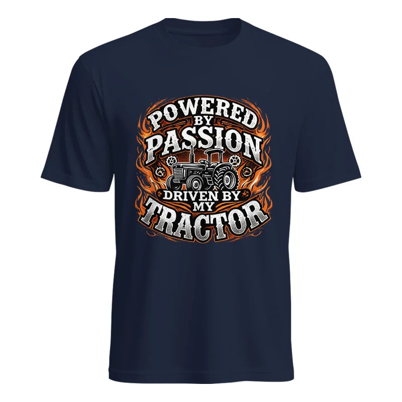 Powered By Passion Driven By My Tractor 5 - Unisex Heavy Cotton Tee