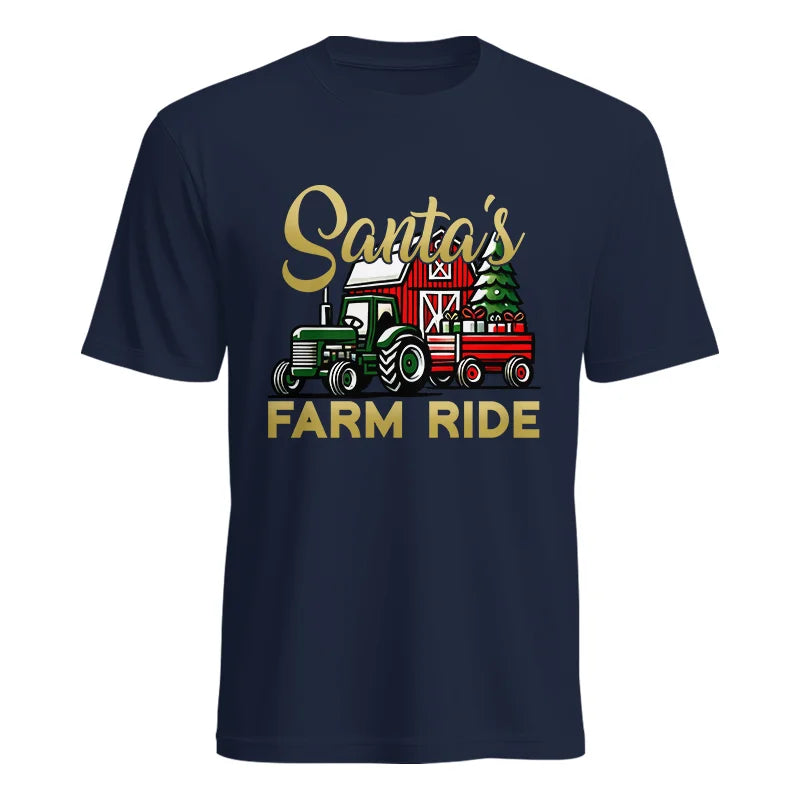 Image of Santa's Farm Ride 2 - Unisex Heavy Cotton Tee