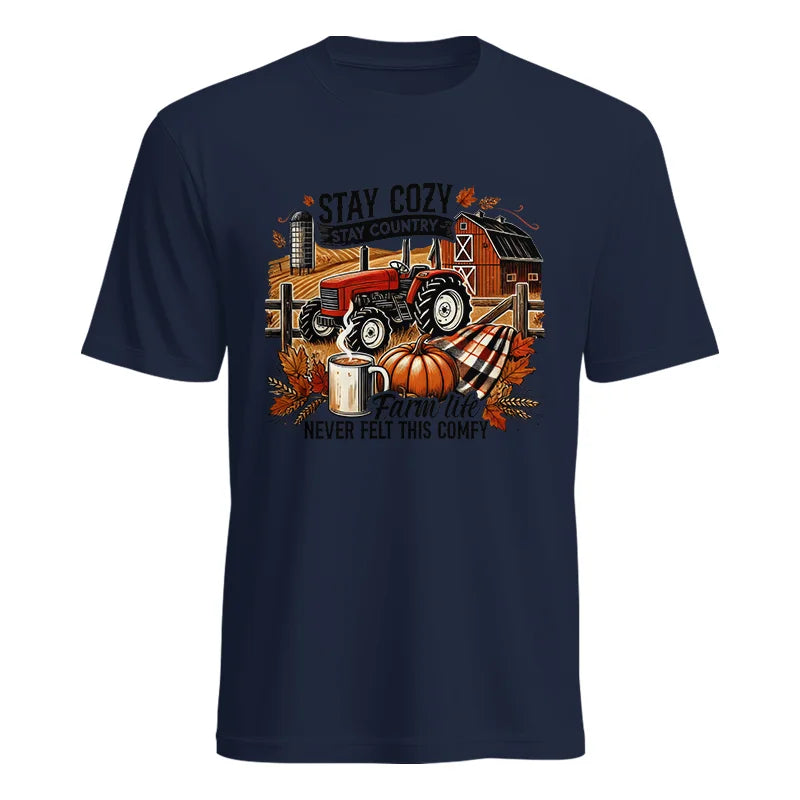 Stay Cozy_Stay Country_Farm Life Never Felt This Comfy - Unisex Heavy Cotton Tee