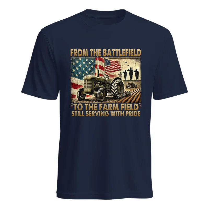 Image of Veteran Farmer From The Battlefield To The Farm Field 1 - Unisex Heavy Cotton Tee