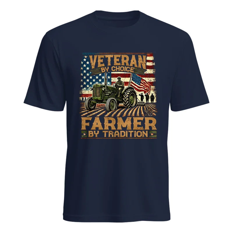 Veteran Farmer Veteran By Choice_Farmer By Tradition - Unisex Heavy Cotton Tee