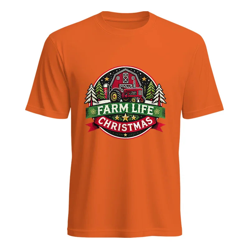 Image of Farm Life Christmas 3 - Unisex Heavy Cotton Tee