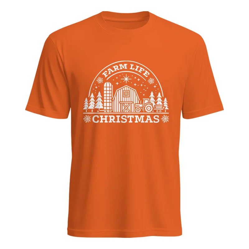 Image of Farm Life Christmas 4 - Unisex Heavy Cotton Tee