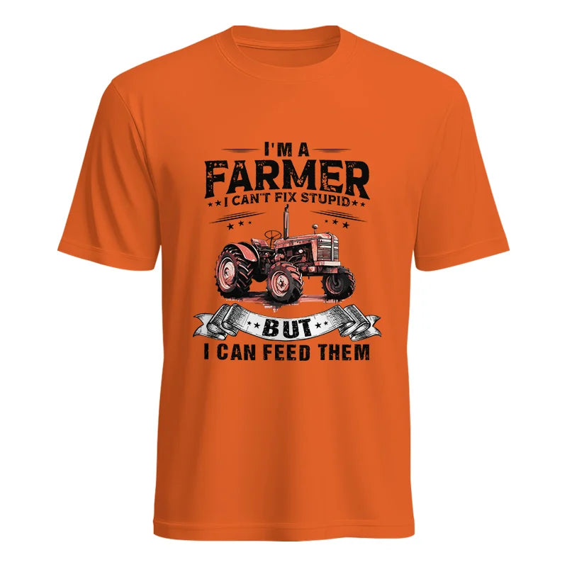 Image of Farmer Can't Fix Stupid - Unisex Heavy Cotton Tee