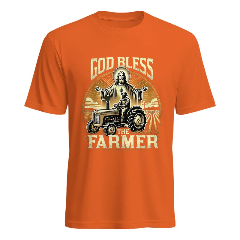 God Bless The Farmer 1 - Unisex Heavy Cotton Tee