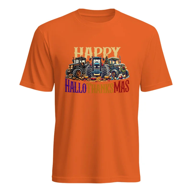 Image of Happy HalloThanksMas - Unisex Heavy Cotton Tee