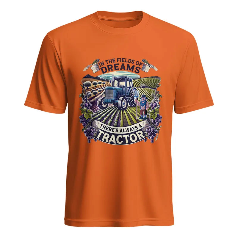 In The Fields Of Dreams There's Always A Tractor 1 - Unisex Heavy Cotton Tee