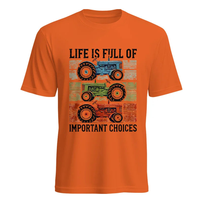 Life Is Full Of Important Choices 3 - Unisex Heavy Cotton Tee